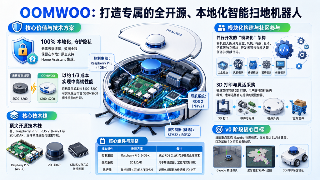 激光雷达+树莓派+3D打印，全开源的扫地机器人来了，还要接OpenClaw？未发布已火爆！